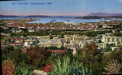 CPA Toulon Vue generale 