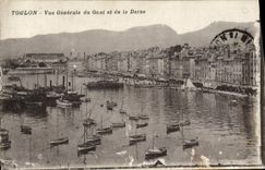 CPA Toulon Vue Generale du Quai et de la Darse 
