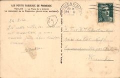 CPA Toulon La Place de la Liberte 