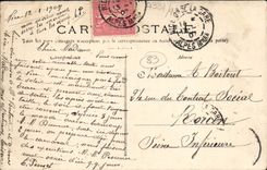 Autoridad portuaria de la policía de Toulon de la POSTAL de la VENDIMIA