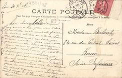 VINTAGE POSTCARD Toulon Savings bank