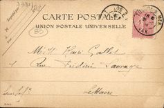 VINTAGE POSTCARD Toulon the Loading of the cooks squares it Port Boats