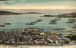 CPA Toulon La Rade Bateaux