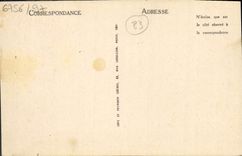 VINTAGE POSTCARD Toulon View Boat War