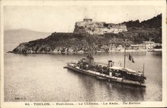 CPA Toulon Port Gros Le Chateau La Rade Bateau