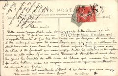 VINTAGE POSTCARD Toulon Squadrons of Evolutions Plane Aviation