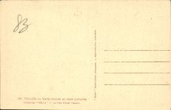 VINTAGE POSTCARD Toulon Hurdy-gurdy fountain with the course lafayette