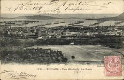 CPA Toulon Vue Generale La Rade 