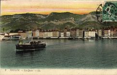 CPA Toulon Les Quais Bateau