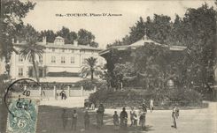 CPA Toulon Place D'Armes Enfants