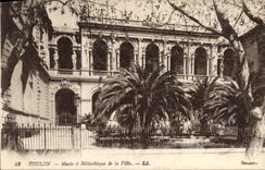 CPA Toulon Musee et Bibliotheque de la Ville 