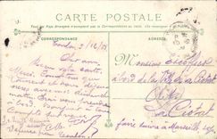 VINTAGE POSTCARD Toulon the Roads Naval Operations Boats