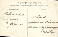 VINTAGE POSTCARD Toulon Gone of the Palm trees in front of the Large Hotel