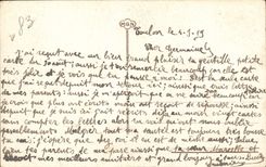 CPA Une pensee de Toulon Fleurs 