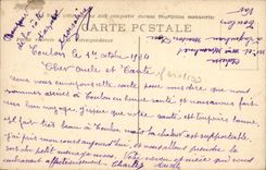 CPA Toulon Vue generale Bateaux