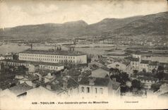 VINTAGE POSTCARD Toulon View taken of Morillon