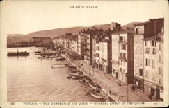 CPA Toulon Vue d'Ensemble des Quais 