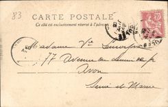 VINTAGE POSTCARD Toulon Entered of the Port