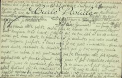 CPA Un Bonjour de Toulon Marin Militaria