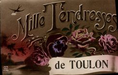 VINTAGE POSTCARD Thousand Tendernesses of Toulon