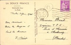 CPA Toulon La Rade Bateaux