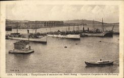 CPA Toulon Torpilleurs d'escadre au Petit Rang Bateaux Bateaux