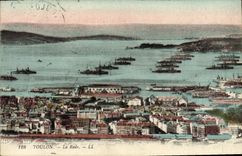 CPA Toulon La Rade Bateaux