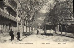 CPA Toulon Avenue Vauban Tramway