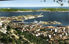 CPM Toulon Vue generale La ville et l'arsenal