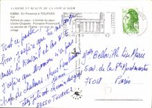 MODERN CARD In Provence Tourves the porch of the Fontaine church has of Provence