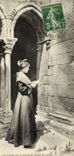 VINTAGE POSTCARD Arles Arlesienne with the convent of Sainte Trophime Folklore