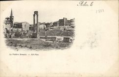 VINTAGE POSTCARD Arles Roman Theater