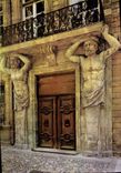 CPM Aix en Provence L'Hotel d'Espagnet Les Cariatides