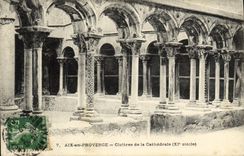 CPA Aix en Provence Cloitres de la Cathedrale