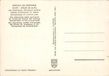 MODERN CARD Arles ancient Alyscamps necropolis Church St Honorat