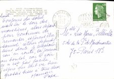 MODERN CARD Arles Places of Fornm the Statue of Mistral By Th River