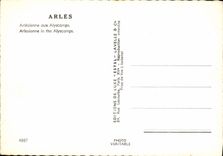 CPM Arles Arlesienne Aux Alyscamps Folklore Femme