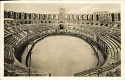 CPA Arles Vue Interieure Des Arenes