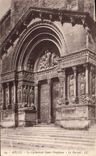 CPA Arles La Cathedrale Saint Trophime Le Portail