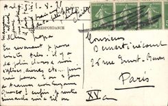 VINTAGE POSTCARD Arles Carries dux Twisted Colonnes Street Of the Republic Woman Folklore