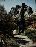 CPM Les Baux en Provence Le roc des Baux Les ruines du chateau 