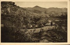 CPA les Baux Route De Saint Remy
