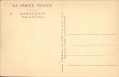 CPA les Baux Route De Saint Remy