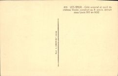 CPA les Baux Chateau feodal