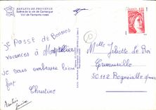 CPM Reflets De Provence Scene de la Vie De Camargue Vol de Flamants roses