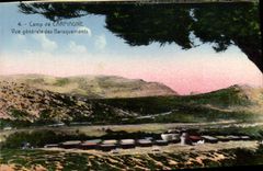 CPA Camp de Carpiagne Vue Generale des baraquements 