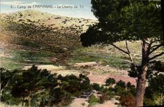 CPA Camp de Carpiagne Le champ de tir 