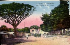 CPA Camp de Carpiagne Les Cuisines et la Cantine Militaria 