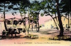 CPA Camp de Carpiagne Les Bureaux et le Mess Des Sous officiers Militaria