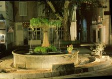 CPM Genenos Fontaine de La Plage Clemenceau Vue De Nuit